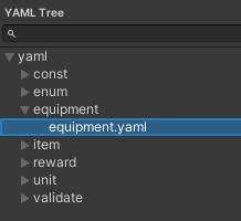 Created equipment folder